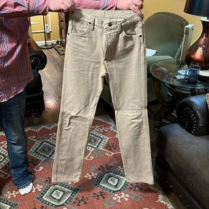 Kids wrangler khaki denim pants